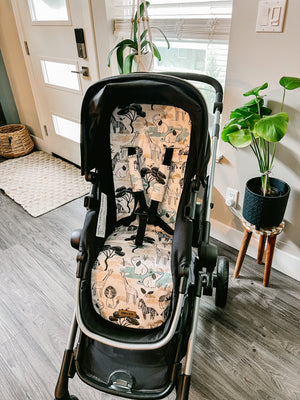 New safari animal stroller set